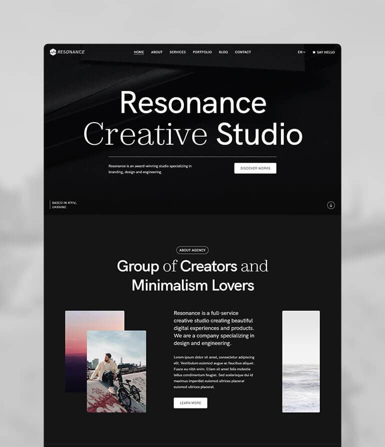 Strong Dark Design Concept
